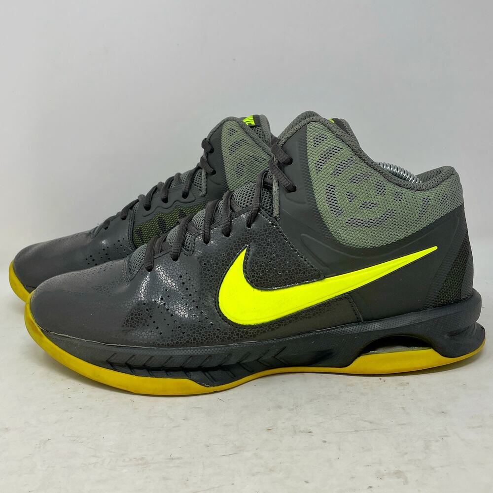 Nike Air Visi Pro 6 Grey Green Mens Size 9 Basketball Shoes
